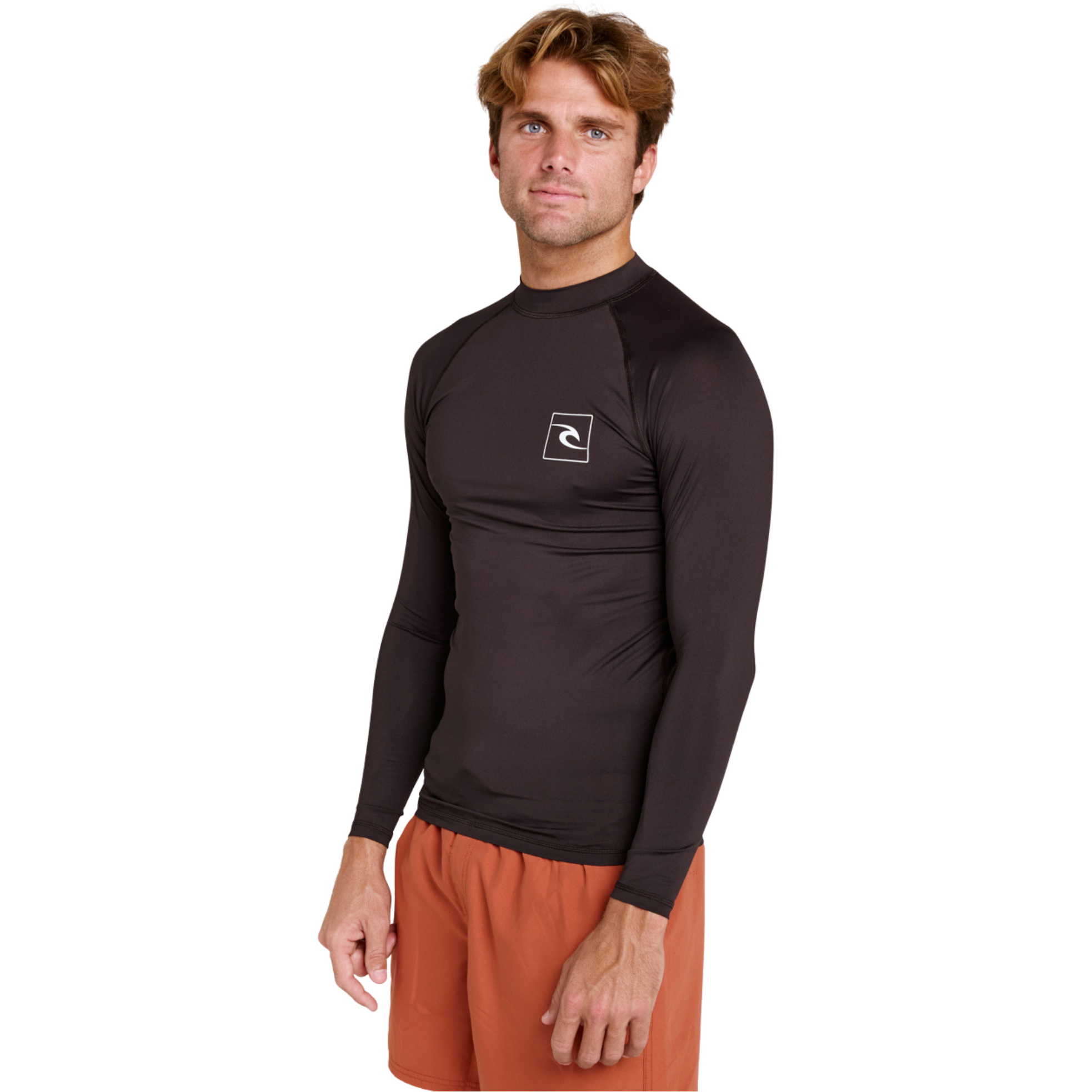 2026 Rip Curl Hommes Gilet Lycra à Manches Longues Streamline UPF 171MRV - Black